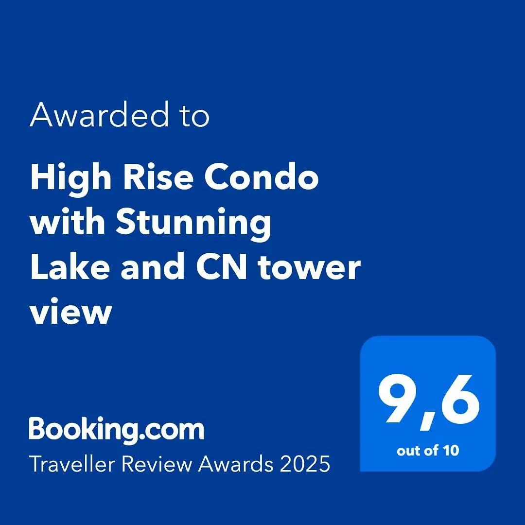 Apartmán High Rise Condo With Stunning Lake And Cn Tower View Toronto